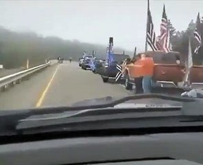 La brutal caravana que están formando los partidarios de Donald Trump hacia Washington