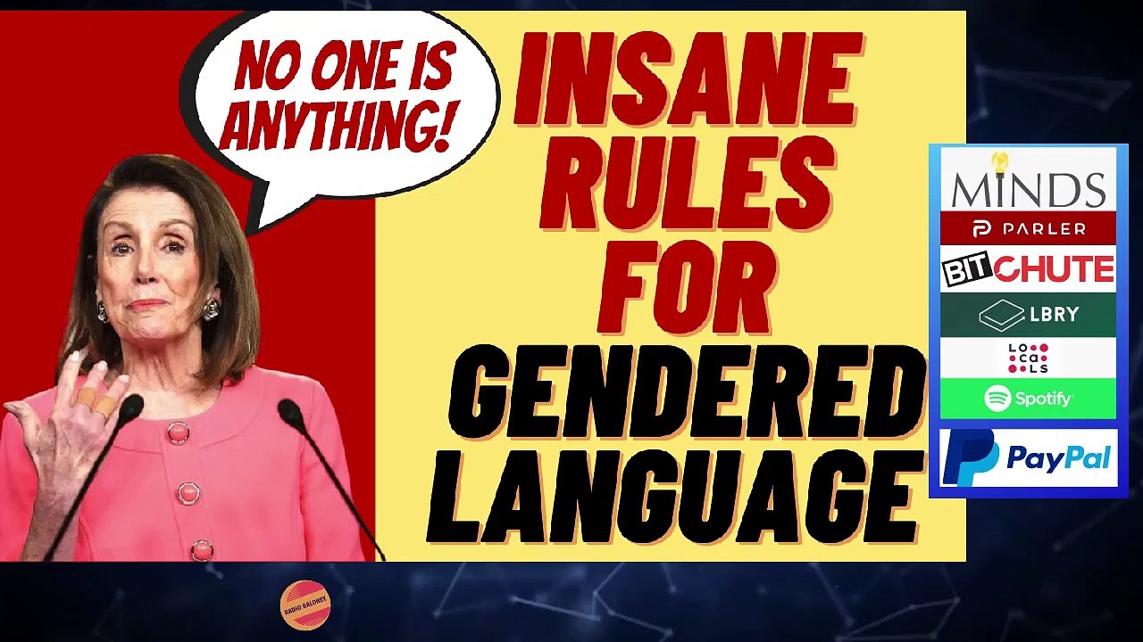 INSANE WOKE PUSH TO BAN GENDERED LANGUAGE IN CONGRESS, ALSO AMEN AND AWOMEN