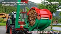 Modern Automatic Sawmill Machinery & Firewood Processing Technology