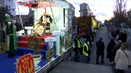 Multitudinaria cabalgata de Reyes Magos en Vigo