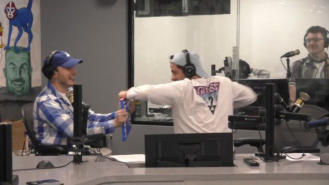 For The Second Time, KB Has Punched Through A Painting Of Brandon Walker