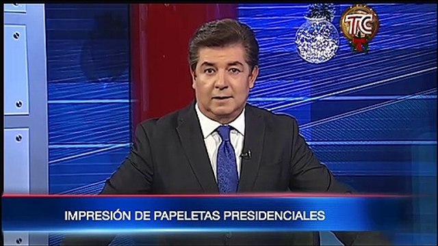 Esta mañana inició la impresión para las papeletas presidenciales
