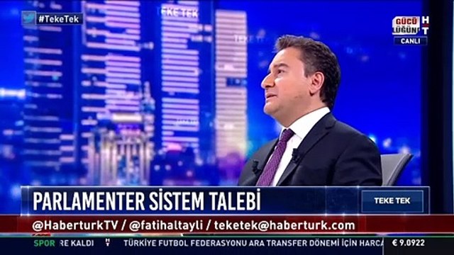 Babacan parlamenter sisteme geçişte 2 şartını açıkladı: Aksi halde ilelebet geçilmez