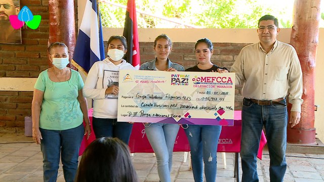 Gobierno Sandinista entrega financiamiento a protagonistas de pequeños negocios en Managua