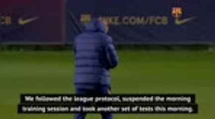 Koeman relieved Barca able to train before Bilbao game after positive coronavirus tests