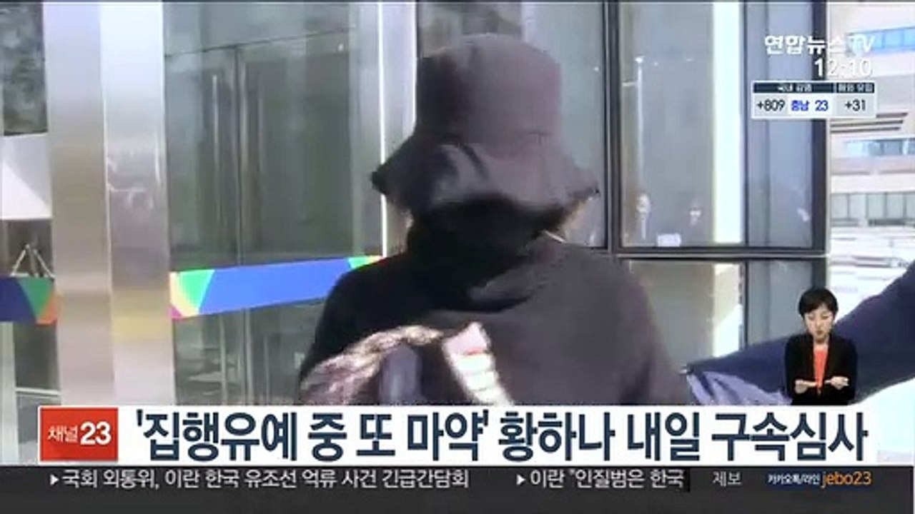 '집행유예 중 또 마약' 의혹 황하나 내일 구속심사