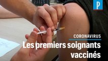 Covid-19 : les soignants vaccinés veulent donner l'exemple aux Français et... A leurs collègues