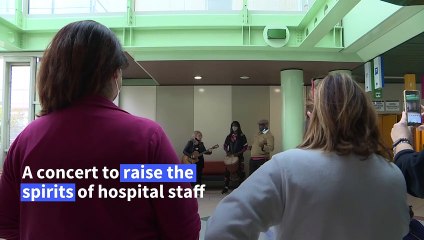 Italian hospital organises concert for frontline staff