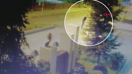 Kendini uyaran polis memuruna saldırdı