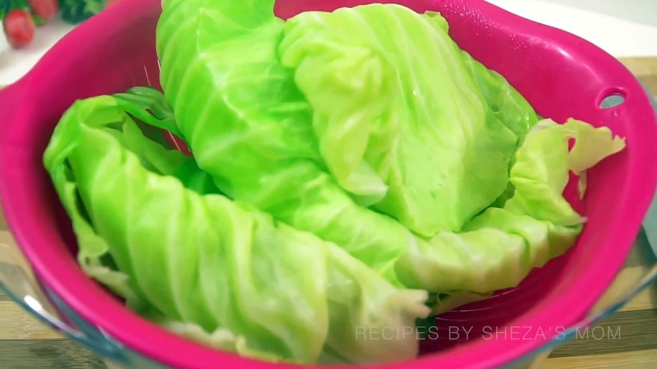 নতুনস্বাদে তৈরি বাধাকপির রোল _ Cabbage Roll Recipe Bangla _ Chicken & Vegetable Stuffed Cabbage Roll