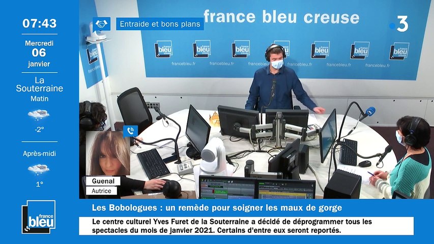 La matinale de France Bleu Creuse du 06/01/2021 - Vidéo Dailymotion