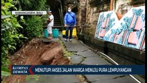 Tebing Setinggi 15 Meter Longsor Tutup Akses Jalan