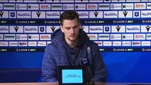 J18 Ligue 2 BKT : La réaction de B.Jeannot après AJ Auxerre 1-1 SMCaen