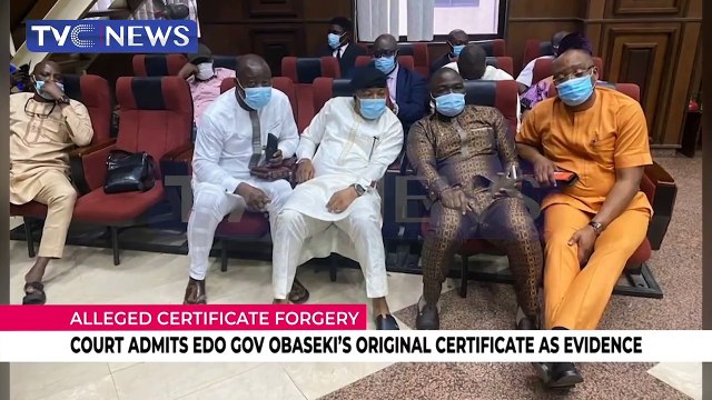 Court admits Governor Obaseki's certificates as evidence