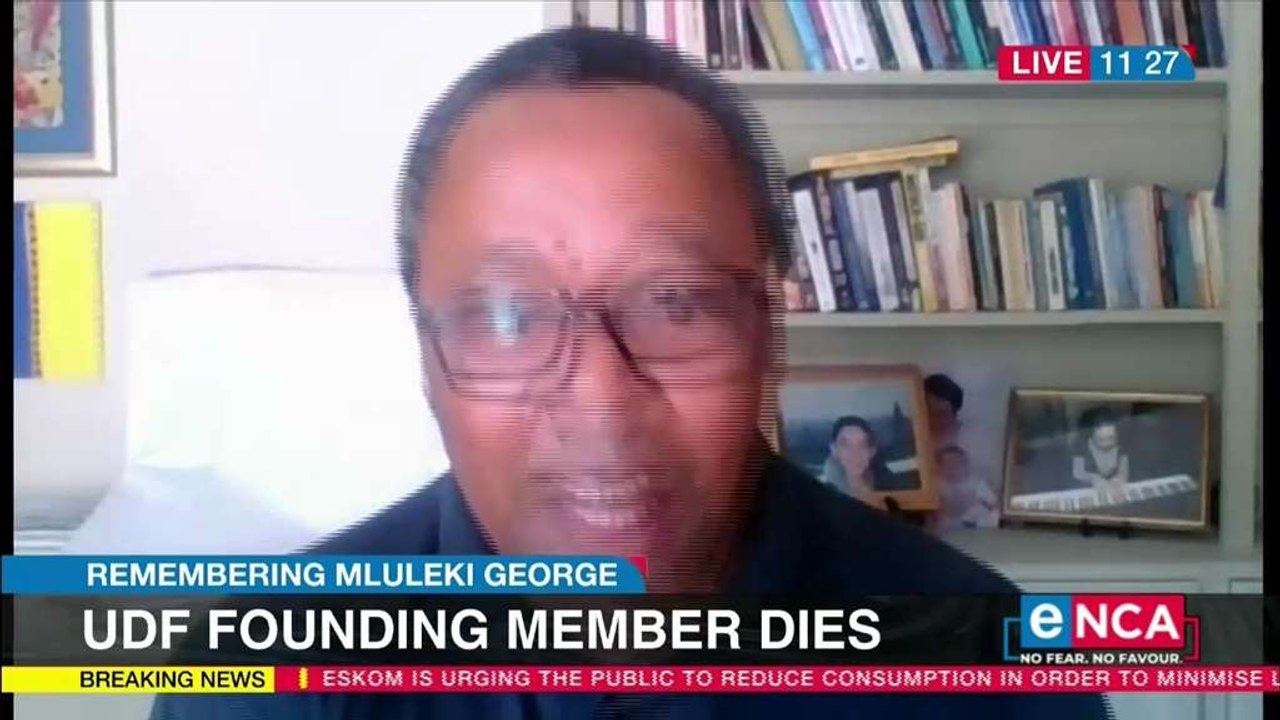 UDF founder Mluleki George dies