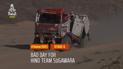 #DAKAR2021 - Étape 4 / Stage 4 - Bad day for Hino Team Sugawara