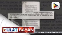 #UlatBayan | BREAKING: Makati City Prosecutor's Office, inutos ang pag-release sa tatlong sangkot sa Christine Dacera 'rape-slay' case