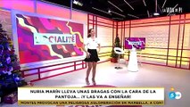 ¿Qué necesidad hay de enseñar las bragas?, ¿tan mal están en Tele 5?