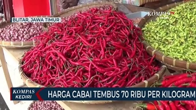 Harga Cabai Di Tingkat Pedagang Tembus 70.000 Perkilogram