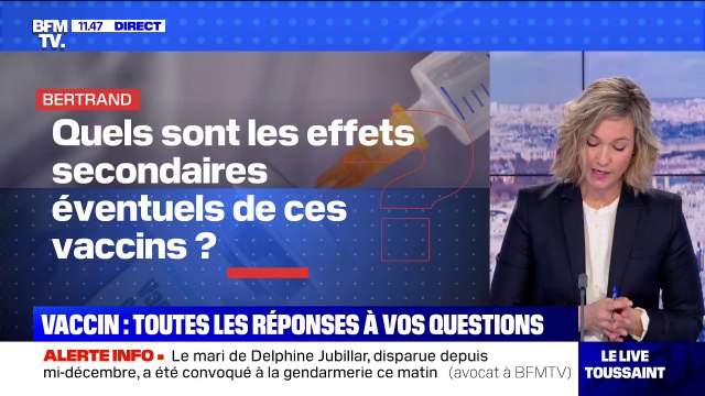 Vaccin: effets secondaires, deuxième dose… - BFMTV répond à vos questions
