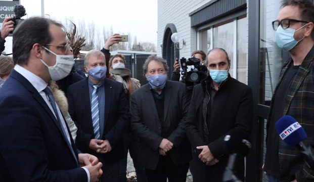 Le ministre David Clarinval en visite à Comines-Warneton