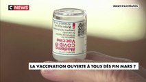 Covid-19 : la vaccination ouverte à tous dès fin mars ?