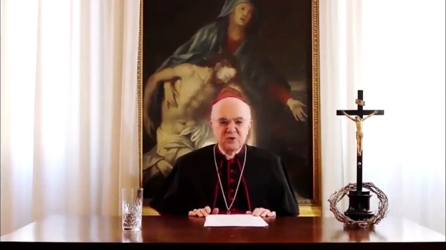 Impactante vídeo de Monseñor Viganó apoyando a Donald Trump: Juntos estamos todos unidos en la oración y en la santa batalla que estamos llamados a librar