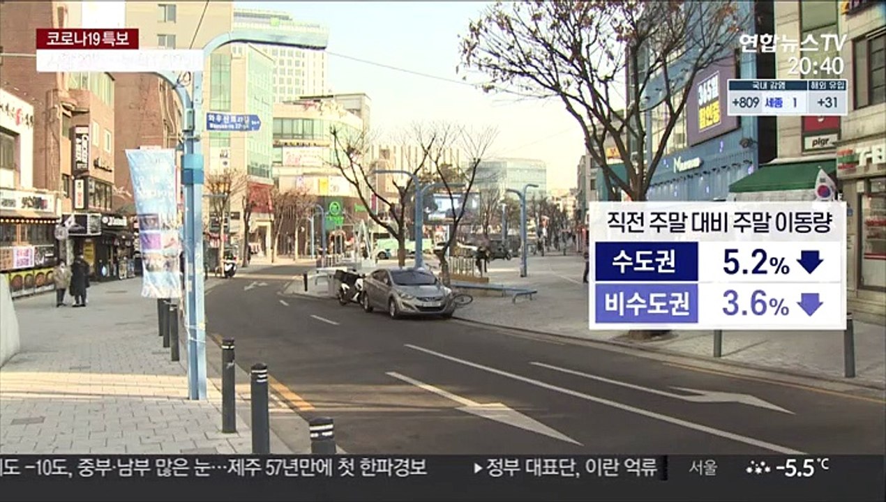 확진자 이틀째 1천명 아래…"완만한 유행 감소세"