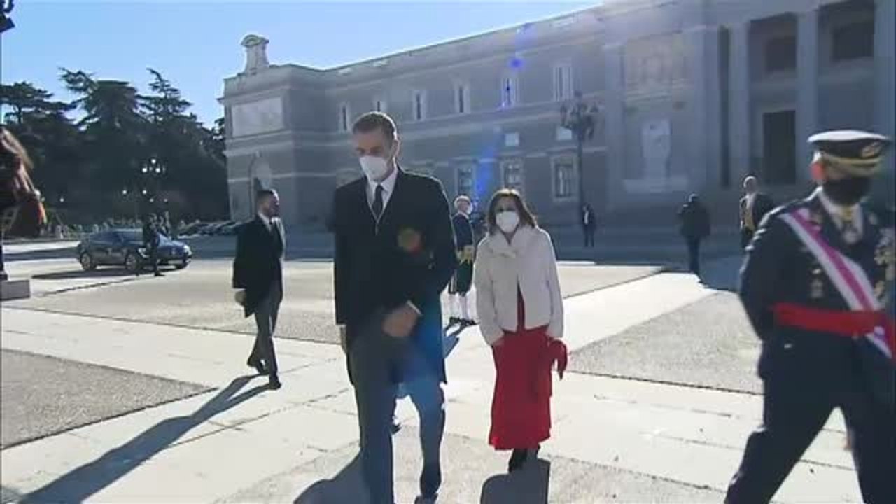 Los reyes presiden la Pascua Militar en el Palacio Real de Madrid