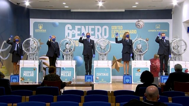 El número 19570 es el 'Gordo' del Sorteo Extraordinario del Niño