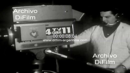 Aniversario de Canal 11 Buenos Aires - Edificio de Tele Once - 1965