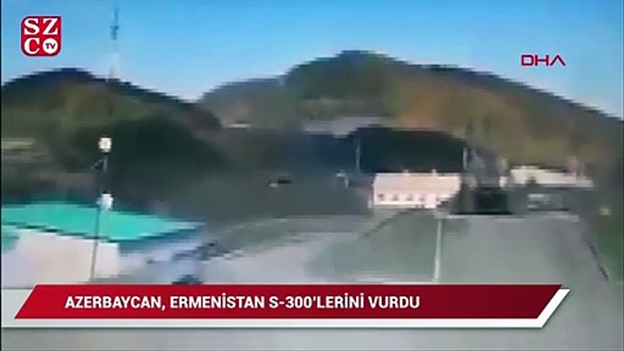 Azerbaycan Ermenistan'ın S-300'lerini böyle vurdu