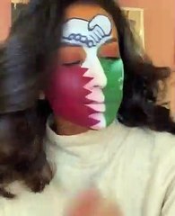 فرح الهادي تحتفل بالمصالحة الخليجية على طريقتها