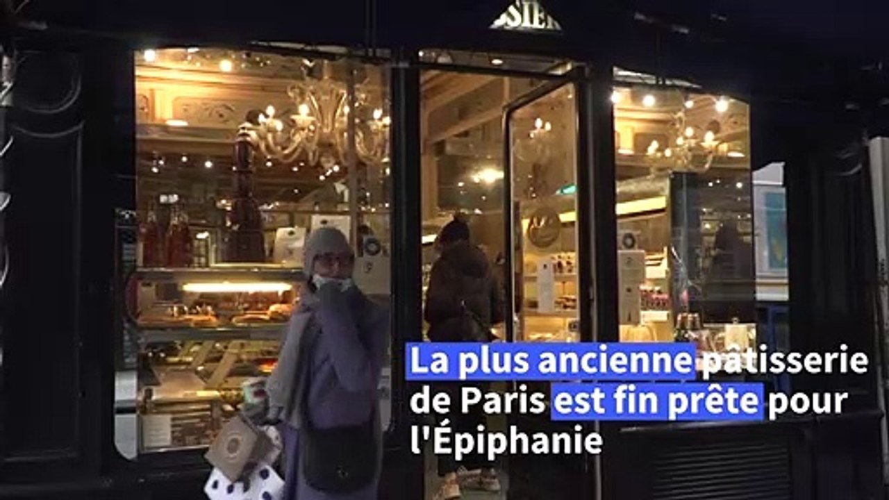 Epiphanie: "réconfort" de la galette des rois dans la plus ancienne pâtisserie de Paris