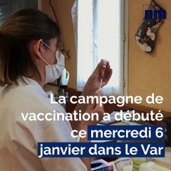 André Bouvier, 87 ans, Hyérois, premier vacciné contre la Covid du Var.