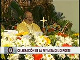 Celebración de la 76° Misa del Deporte en la iglesia de la Divina Pastora