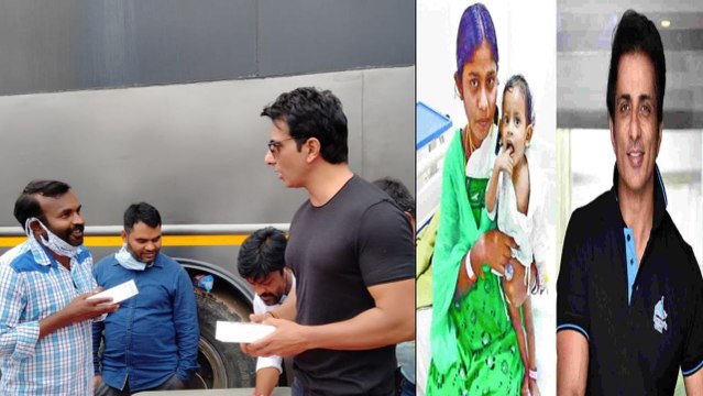 Sonu Sood Gifts Smartphones To ‘Acharya’ Movie Crew | Filmibeat Telugu