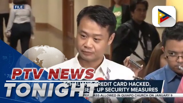 #PTVNewsTonight | Sen. Gatchalian's credit card hacked, urged banks to beef up security measures