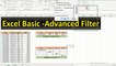 12 Excel Basic - Advanced Filter - Smart Data Filtering Customization