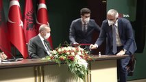 Cumhurbaşkanı Recep Tayyip Erdoğan, Arnavutluk Başbakanı Rama ile ortak basın toplantısı düzenledi