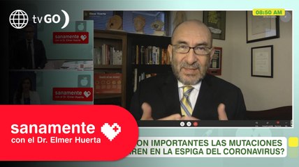 ¿Por qué son importantes las mutaciones que ocurren en la espiga del Covid 19? | Sanamente con el Doctor Elmer Huerta (HOY)