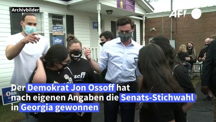 Demokrat Ossoff erklärt sich zum Sieger in Georgia