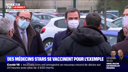 Olivier Véran se joint à l'opération vaccinale et médiatique d'une quinzaine de médecins "stars"