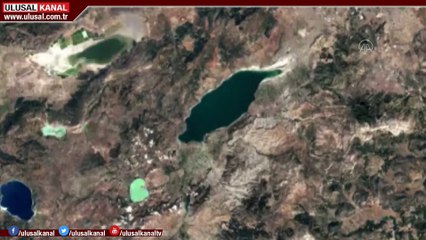 Burdur gölü kurumaya yüz tuttu