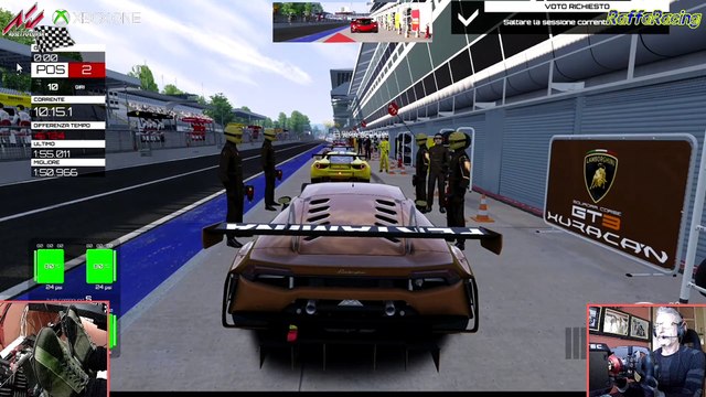 ASSETTO CORSA - MONZA HURACAN GT3 10 GIRI finita benzina