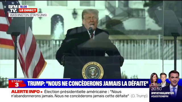 Donald Trump: Nous voulons corriger la situation, parce qu'il y aura quelqu'un au pouvoir qui ne devrait pas être là et notre pays sera détruit