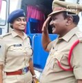 Circle Inspector Father Salutes 'DSP' Daughter In Tirupati, Wins Hearts