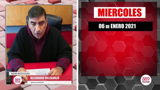 Resumen de noticias miércoles 6 de enero 2021 / Panorama Informativo / 88.9 Noticias
