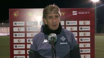 Manuel Pellegrini analiza el Mutilvera - Real Betis de Copa del Rey