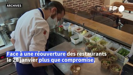 Covid-19: les restaurateurs pessimistes sur une réouverture le 20 janvier